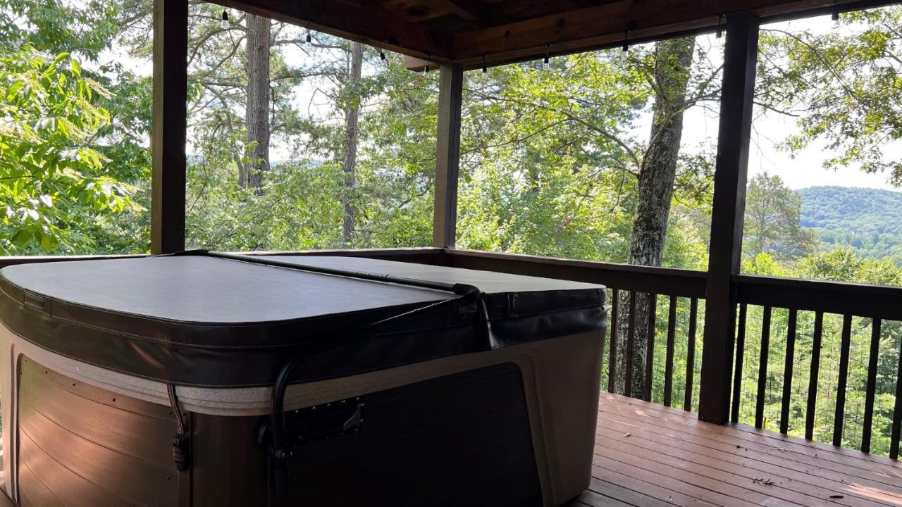 Mistletoe Cabin- Private Cabin W Views, Hottub, Pet Friendly Murphy Eksteriør bilde