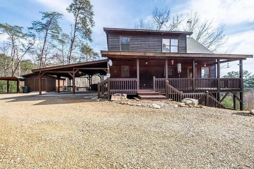 Mistletoe Cabin- Private Cabin W Views, Hottub, Pet Friendly Murphy Eksteriør bilde